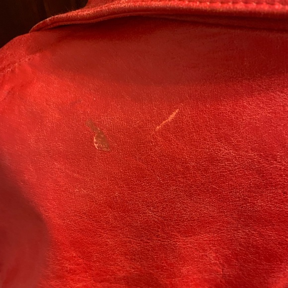 Vintage Maxima Wilson Women’s 100% Cherry Red Leather Retro Jacket - Picture 6 of 13